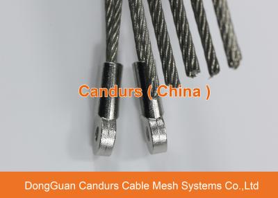 China High Strength Flexible Stainless Steel Wire Rope Sleeve Net For Safety for sale