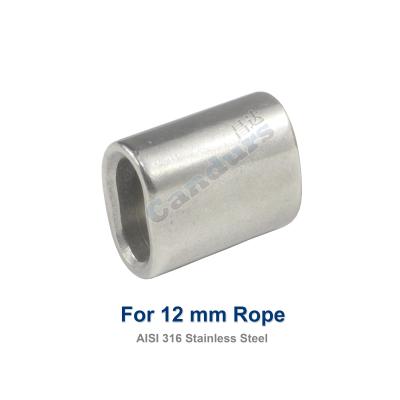 China 1 mm -18 mm Precision 316 Stainless Cable Crimping Sleeve For Wire Rope Sling for sale