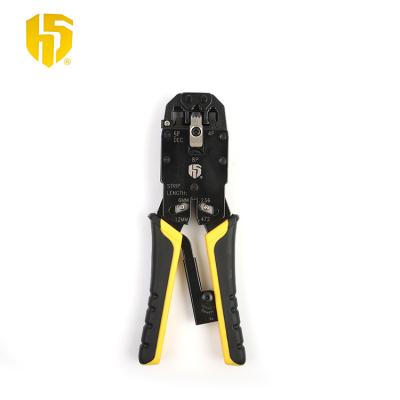 China Hand Network Crimping Tool Plug Cable Crimper Modular Crimping Tool for sale