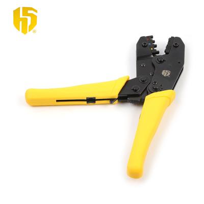 China Crimping Tool Crimping Pliers for Coaxial Cable Terminal Tool Kit Ratchet Crimping Pliers for sale