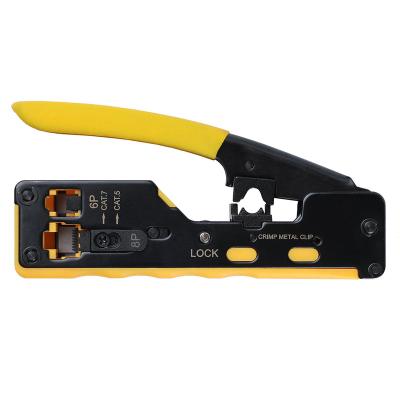 China Crimping Accept Customization Factory OEM Crimping Tool Crimping Pass Through Rj45 Crimp Tool for sale