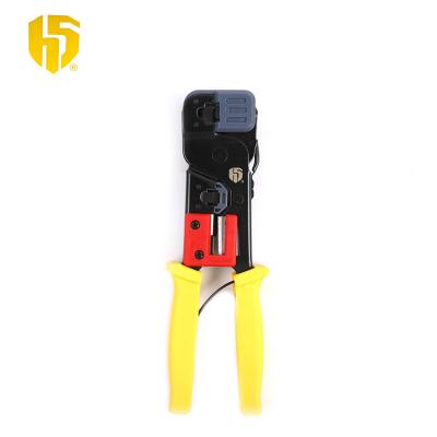 China Professional Hand Cutting and Stripping Crimp Tool Available for 4P 6P 8P Plugs Cable High Quality Hook Crimping Tools for sale