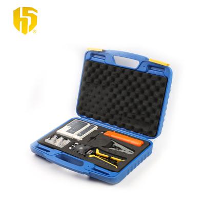 China Mulit-purpose Network Tool Kit Set For Crimping /Cutting/Stripping Modular Socket for sale