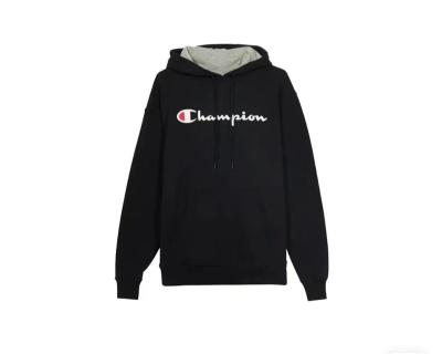 China Other Custom Cursive Logo Printed Letter Pullover Hooded Recreational Sports Hoodie US Version for sale