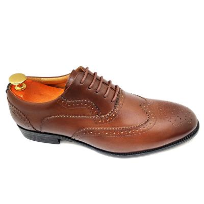 China Men's Leisure Casual Dress Shoes Oxford Breathable Leather Shoes Style Formal Elegant Shoes for sale