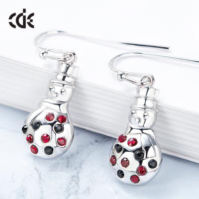 China China Wholesale Cute Lady Cute Christmas Snowman Earring for sale