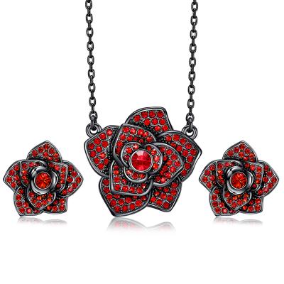 China Wholesale Flower Jewelry Set CLASSIC Necklace Design Jewelry for sale