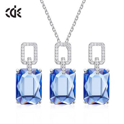 China CLASSIC Necklace and Earring Jewelry Silver Wedding Jewelry Sets Jewelry Set for sale