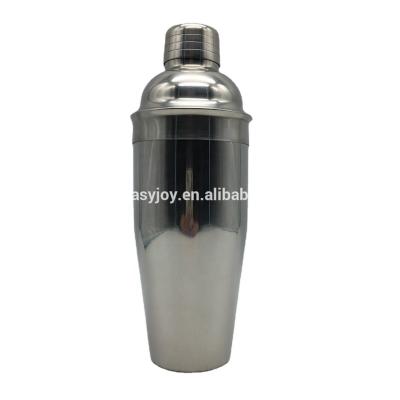 China Metal Barware Stainless Steel Cocktail Shaker 250ml 350ml 450ml 550ml 600ml 750ml 800ml 1000ml for sale