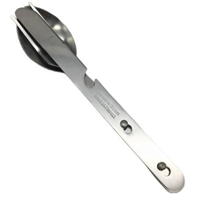 China Stainless Steel Viable Professional Travel Bento Lunch Box Spoon Knife Pinique Fork Set for sale