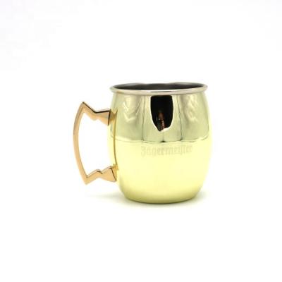 China 16oz 500ml Rose Gold Plated Moscow Mule Mint Liquor Coffee Beer Cocktail Julep Milk Tea Cup Viable Drinking Mug for sale