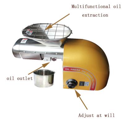 China High Efficiency Automatic Oil Yield Jerrate 110V/220V Cold Mini Oil Press Oil Machine for sale