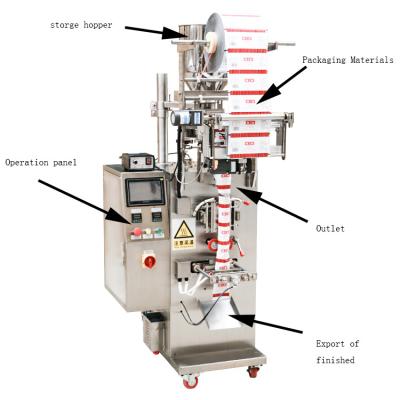 China Chinese Multifunctional Food Jerrate Nuts Sugar Coffee Rice Tea Small Packaging Machines for sale