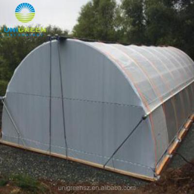 China PE Low Price Plastic Film Tunnel Greenhouse Wind Up Motor For Ventilation for sale