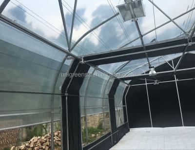 China American Standard PC Sheet Auto Blackout Shading Lightweight Deprivation Greenhouse Polycarbonate for sale