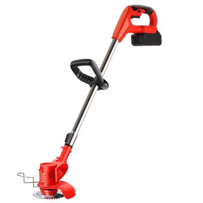 China Anti-slip Garden Tools Lithium Battery Electric Rechargeable Grass Cutter Hand Cordless Power String Trimmer for sale