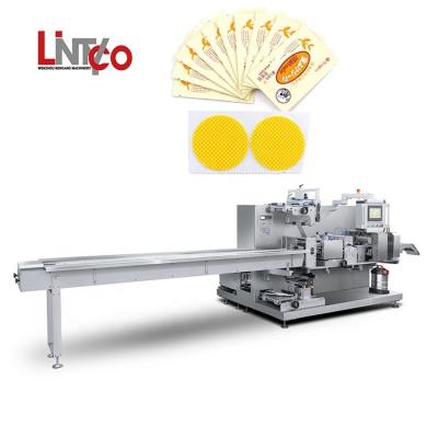 China Food Factory 4 Side Sealing Machine Automatic Fever Patch Cooling Bag Forming/Filling/Sealing With Euro Hole for sale