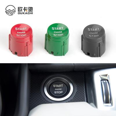 China ABS Plastic Car Start Stop Engine Button Ignition Switch Cover For LAND Chain Rover Veiar Discovery Rover Sport EVOQUE for sale