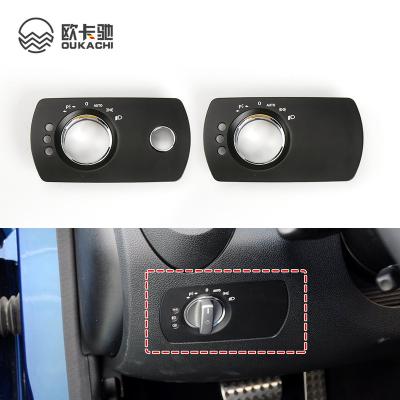 China ABS Car Accessories Front Dashboard Headlight Switch Cover Trim Replacement For Mercedes Benz 200 Class W171 SLK 300 350 2004-2010 for sale