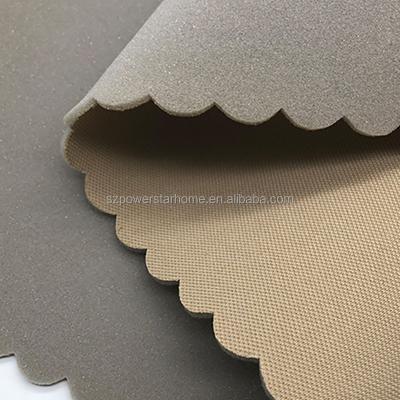 China Waterproof sponge upholstery car headliner bonded fabric with foam car roof fabric car ceiling fabric in china for sale