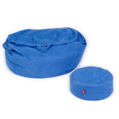 China Eco-friendly and comfortable home PPE sofa bean bag lazy sofa M (90x110CM) adjustable (height) blue for sale