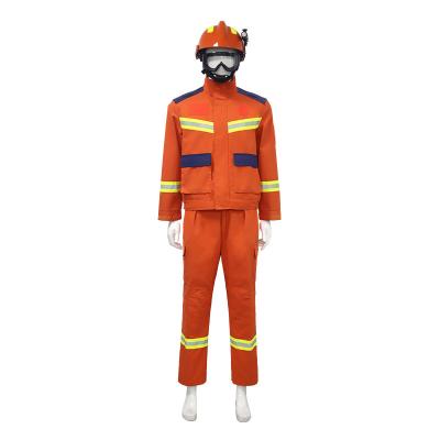 China Fire Retardant Suits Fire Fighting Equipment Fire Resistant Firefighter Clothing for sale