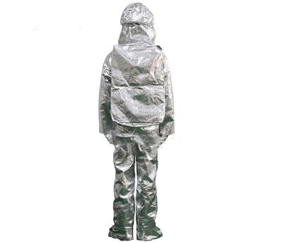 China Flame Retardant Firefighter Fire Safety Clothing Aluminum Firefighting Safety Clothing Anti-saline for sale