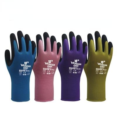 China Wear Resistance And Skid Resistance Polyester Knit Construction Engineering Garden Coated Nitrile Dipped Gloves for sale