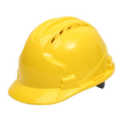 China Breathable Three Beam Safety Helmet Construction Firefighter Helmet Hard Hat Shockproof Light for sale