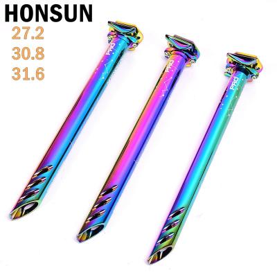 China HONSUN Road Bike Seatpost 27H2 MOR /XC/ Lightweight Seat Tube Aluminum Alloy Bike Seatpost for sale