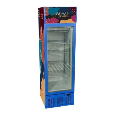 China 268L COMPRESSOR Forzen-Seafood Commercial Upright Display Freezer LSD-268 for sale