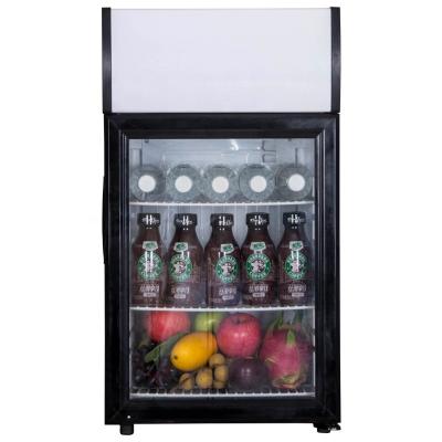 China COMPRESSOR 42L Mini Bar Beer Beverages Display Cooler with SC-42L Light Box for sale