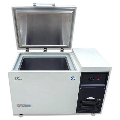 China Single-temperature 105 liters -105 degrees low temperature lab commercial seafood refrigerator medical horizontal refrigerator freDW-105W105 for sale