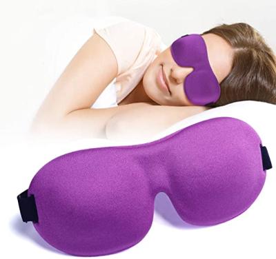 China 100% pure silk serise comfortable 3d eye patch sleep pink eye masks whips adjustable elastic blindfold 3d eye mask sleep for sale