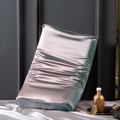 China Breathable Soft Silk Pillow Cover For Cutout Pillow Silk Pillowcase For Memory Foam Pillow for sale