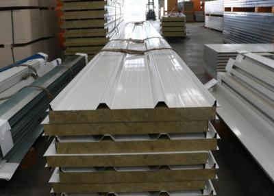 China Acoustic RAL Color Roof Rock Wool Insulation Board for sale