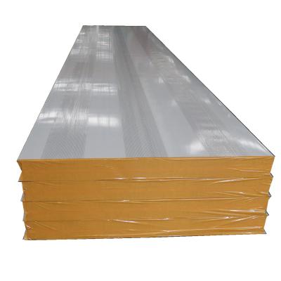 China Wholesale Price Sound Absorption Rock Wool Sandwich Panel Insulated Sandwich Panels for sale