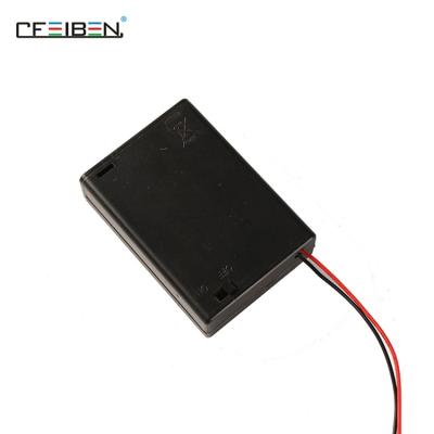 China PP ABS Battery Box Rated voltage 4.5v aaa Battery Holder with Switch for sale