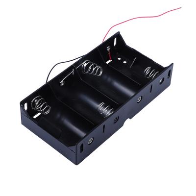 China Wire Leads 150mm 4 Pack D Battery Holder Case Box In Stock for sale