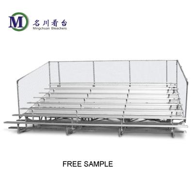 China MC-8F stadium chair metal construction anodizing outdoor grandstand used bleachers for sale for sale