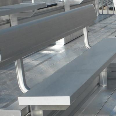 China Indoor Aluminum Bench Chair School Gym Aluminum Bleachers for sale