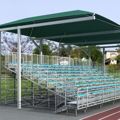 China Outdoor Event Football Stadium Retractable Aluminum Steel Bleachers for sale