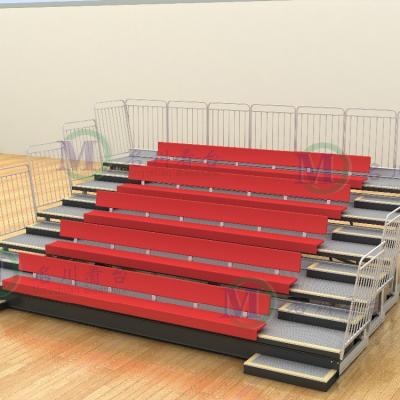 China Sports Enthusiasts Comet Telescopic Bleachers Retractable Indoor Gym Booms for sale