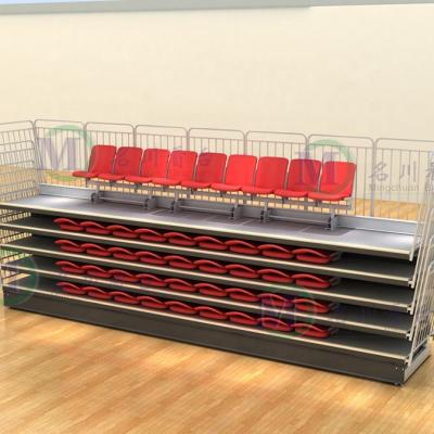 China Durable Indoor Bleacher Bleachers Metal System Football Stadium Retractable Seating Seats for sale