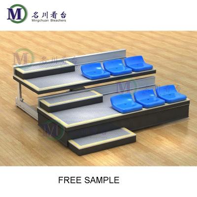 China Multifunctional Indoor Sports School Room Football Stadium Bleachers Chairs Gym Bleacher Metal Construction Indoor Bleachers Posing Grandstands for sale