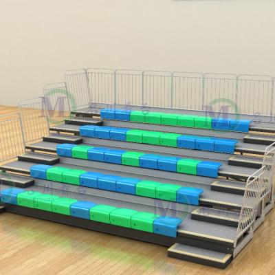 China Sports Enthusiasts Mars Retractable Foldable Portable Sports Seating Bleacher Telescopic Seat Used Bleachers For Sale for sale