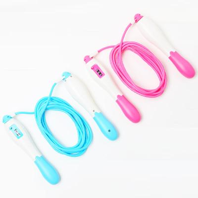 China Fast Speed ​​Adjustable Jump Ropes With Slim Sports Fitness Counter Speed ​​Counting Jump Rope Sponge Handle Jumping Wire Fitnesss Equipment for sale