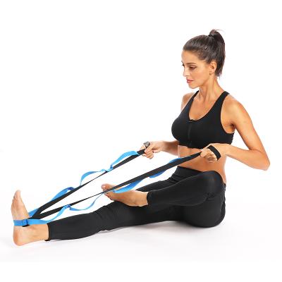 China High Strength Professional Pilates Pull Strap Yoga Elastic Pull Rope Gym Training Resistance Bands Latin Fitness Stretch Band for sale