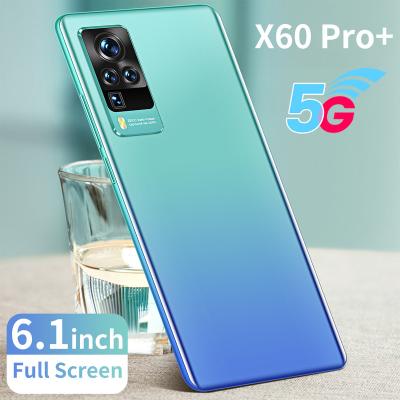 China Dual SIM Card Dual SIM Mobile Phones X60 PRO 8+256GB 24+48MP Android Smart Phones 5G Deca Core Face Unlock High Quality Cell Phones for sale