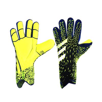 China 2022 Finger Protection Men Goalie Soccer Child Goalkeeper Glove New Not Thicken Full Latex Professional Training Football Gloves for sale